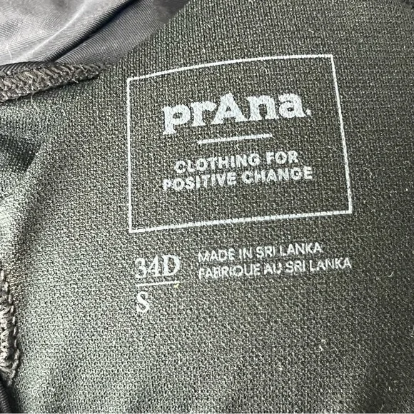 PRANA NWT MARINA ONE PIECE SWIMSUIT D/CUP BLACK 34D SMALL 32D EXTRA SMALL - Picture 10 of 12